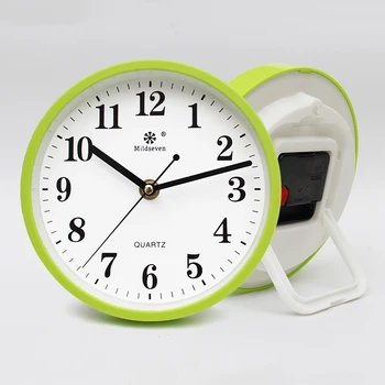 

Large Table Clock Modern Design Decorative Bedroom Minimalist Style Quartz Desk Clock 3D Decoration Desktop Watch 17cm