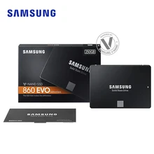 SAMSUNG 860EVO SSD 500GB Внутренний твердотельный диск 1 ТБ HDD жесткий диск 250GB SATA3 2,5 дюймов ноутбук Настольный ПК TLC для ноутбука