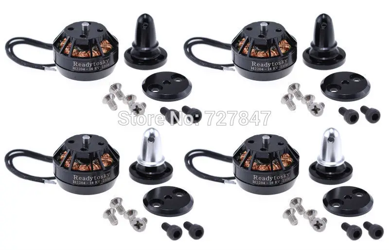 

Newest H2204 2300KV Brushless motor CW / CCW for Multirotor Quadcopter RC FPV helicopter