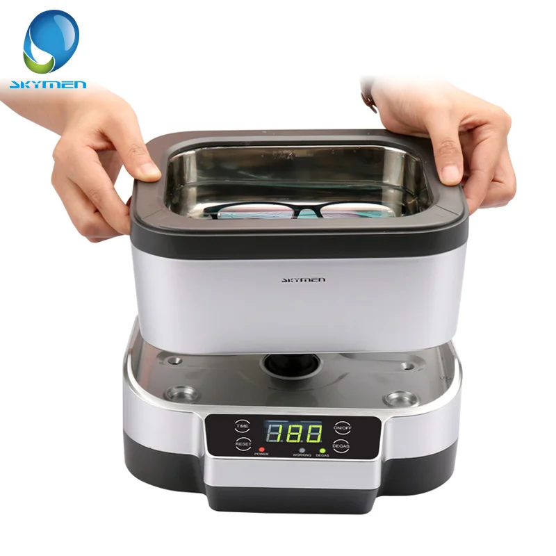 

SKYMEN 1200ml Ultrasonic Cleaner Bath with Degas Split Detachable Tank Jewelry Cutters Tools Parts Dental Cleaning Sterilizer