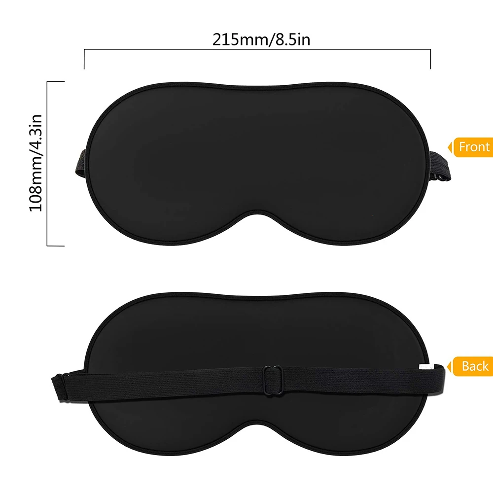 Ultra Soft Skin Friendly sleep mask Pure Natural Silk Fabric and Natural Cotton Filled Sleeping Eye 2