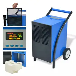 VidaXL 860 Вт Removebale осушитель 50 л/24 ч с колесом высокой мощности Электрический Осушитель воздуха 230 В 50 Гц