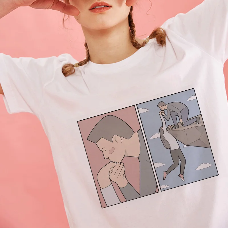 Некто может отгадать неожиданный результат забавная футболка Женская Harajuku винтажная децептивная стильная футболка Летняя Повседневная футболка женская