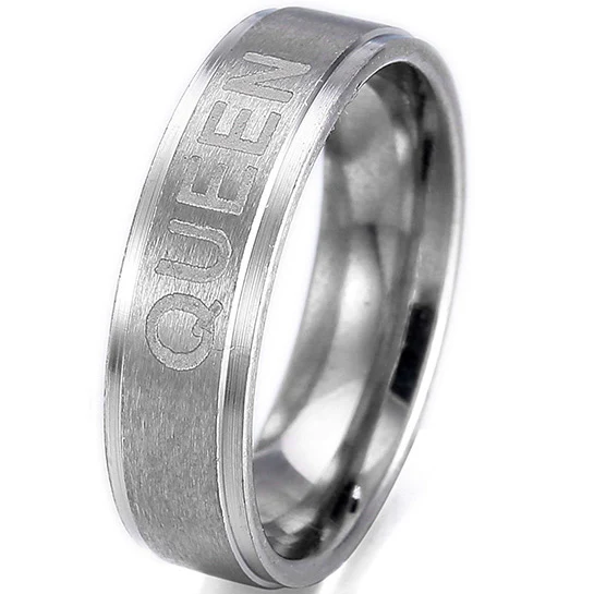6MM Queen Silver MeMolissa Never fade engage для мужчин t Позолоченные посеребренные буквы forever Love ювелирные аксессуары для женщин и мужчин свадебные парные кольца - Цвет основного камня: 6MM Queen Silver