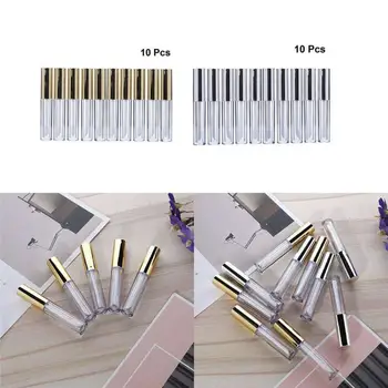 

10pcs 10ml Empty Lip Gloss Tube Transparent Lip Balm Tube DIY Plastic Liquid Lipstick Container Cosmetic Tools