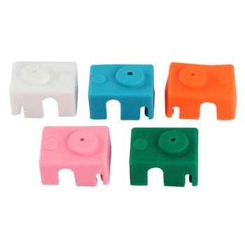 

Silicone Sock for E3D V6 PT100 MK7 MK8 MK9 MK10 Volnaco 1.75 3.0mm Silicone Socks Heated Block Heater Silicone Insulation Cover