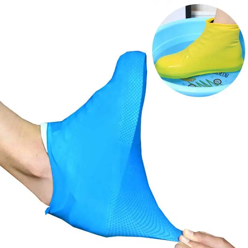 

1 Pair Waterproof Rain Shoe Covers Traveling Outdoor Portable Rubber Non-Slip Boot Overshoes Unisex Shoes Accessories Cubre Zapa