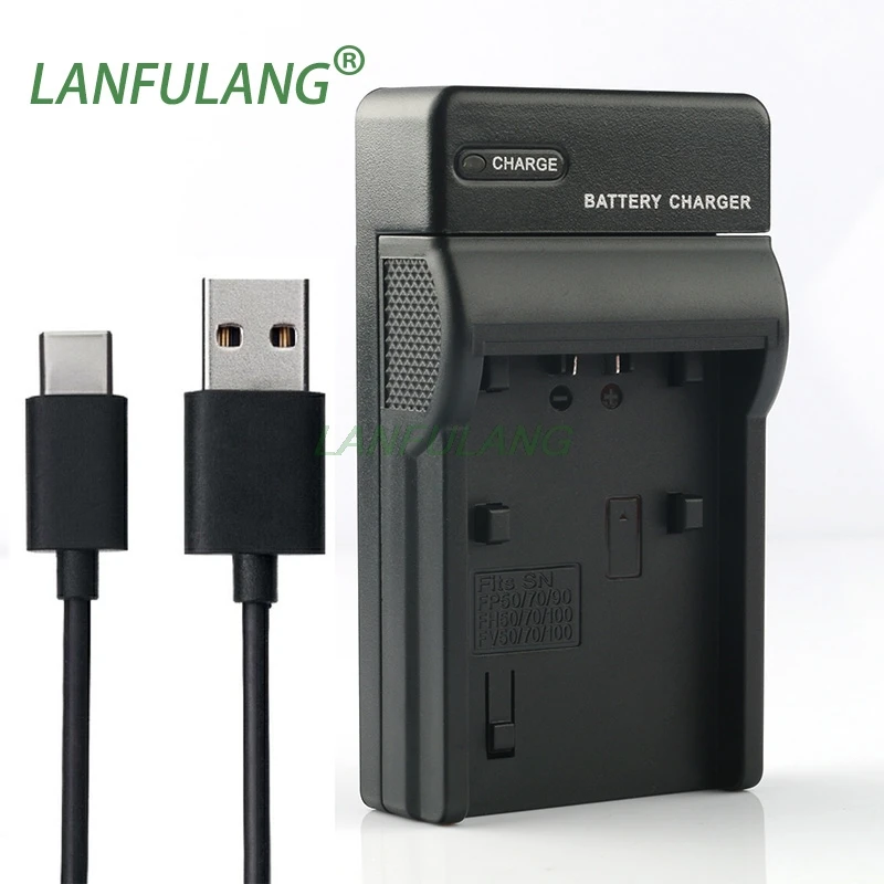 NP-FH50 USB Battery Charger for Sony Camera DSC-HX1 DSC-HX100 DSC-HX200 DSLR a230 a290 a330 a380 Da390 | Электроника