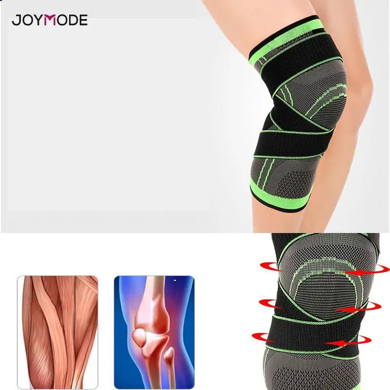 JOYMODE 1 шт. поддержка колена профессиональные защитные спортивные наколенники дышащая повязка наколенники для баскетбола, тенниса, велоспорта