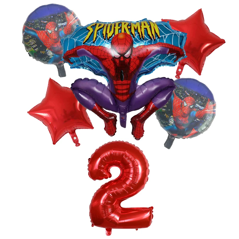 Воздушные шары из фольги «Человек-паук», «супергерой», «мстители», для детей 1, 2, 3, 4, 5 лет, украшение для вечеринки на день рождения, детская игрушка для душа - Цвет: Флуоресцентный желтый