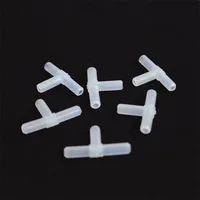 4mm Plastic Tee 3-Way Fish Tank Acuarios Aquarium Air Pump Line Tubing Joints Connectors Splitter Head Air Pump Accessories 2