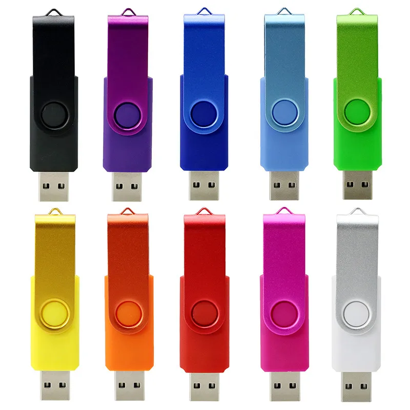 Высококачественный мини-поворотный USB-флеш-накопитель USB 2 0 вращающийся