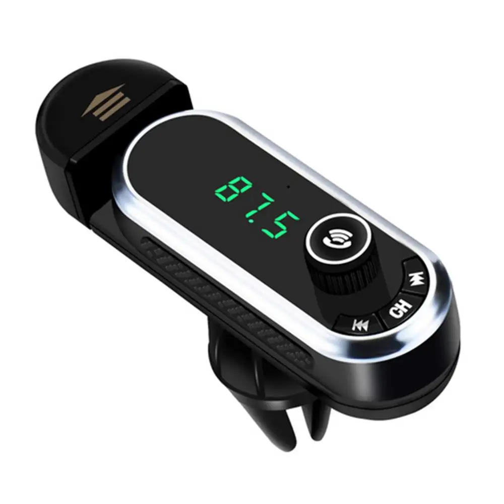 Автомобиль Bluetooth fm-передатчик с телефона Гора Автомобильный Зарядное устройство Bluetooth гарнитура для авто Радио адаптер для iphone телефона