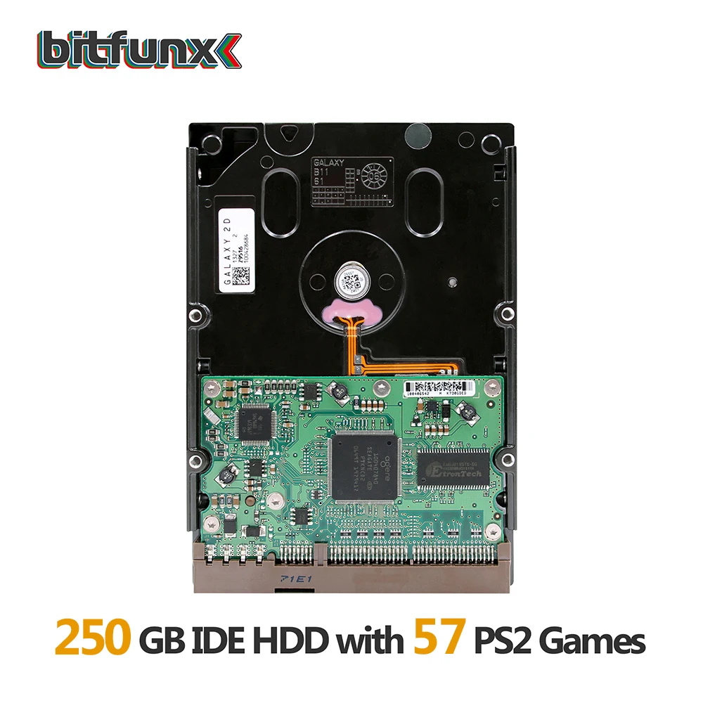 250GB 3.5" IDE Hard Drive for PS2 with 57 Games installed brand new HDD