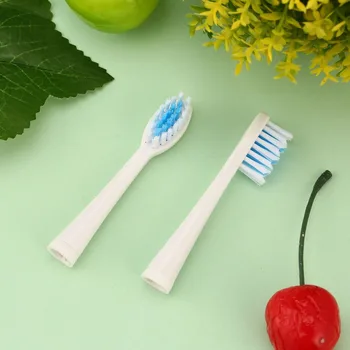 

2Pcs Portable Electric Replacement Brush Heads for Seago SG-881 Electric Toothbrush Soft Dupont Nylon Bristles