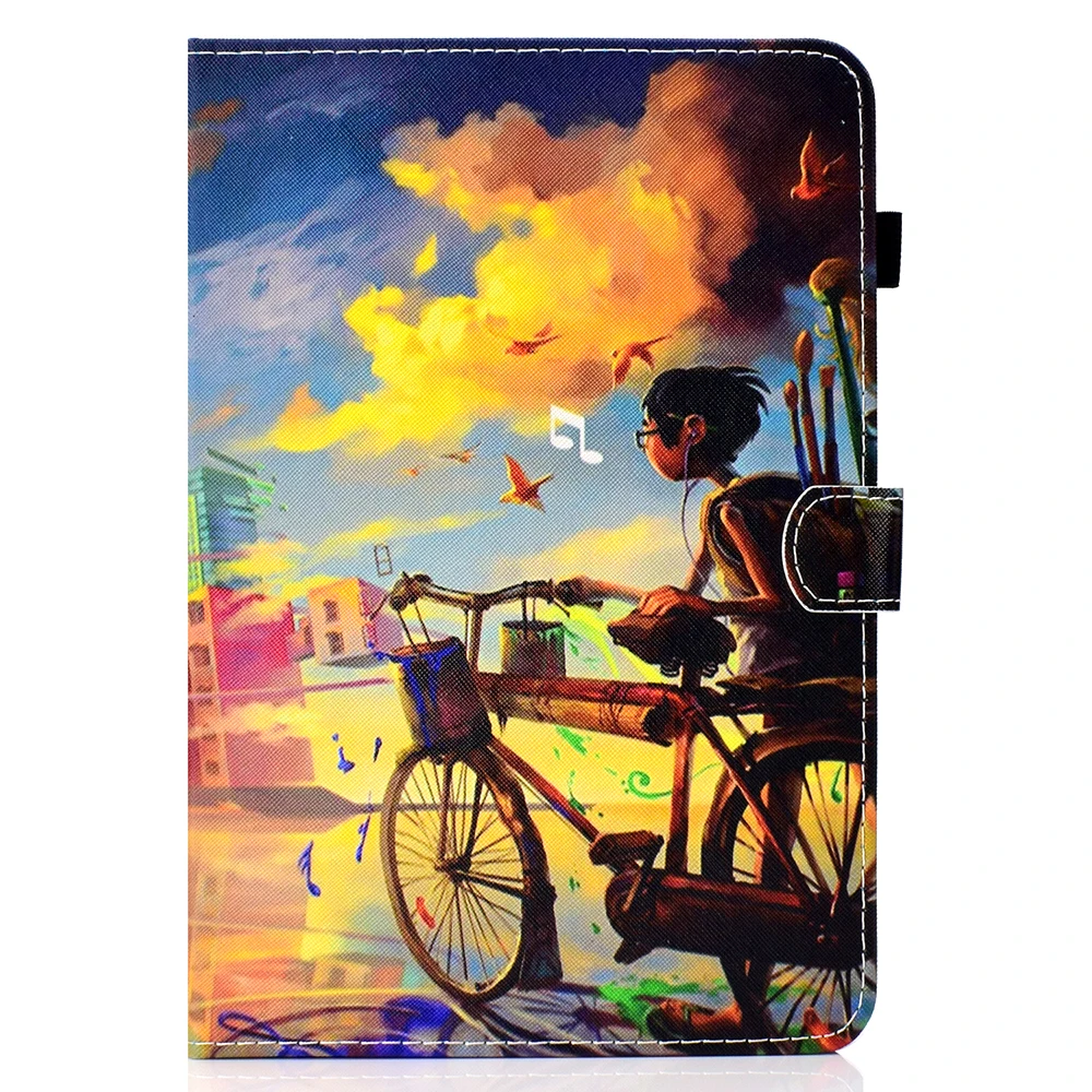 as photo Чехол для iPad Air 2 Air iPad 9,7, защитный чехол из искусственной кожи, магнитный штатив, умный чехол, чехол с мультяшным рисунком - Цвет: as photo