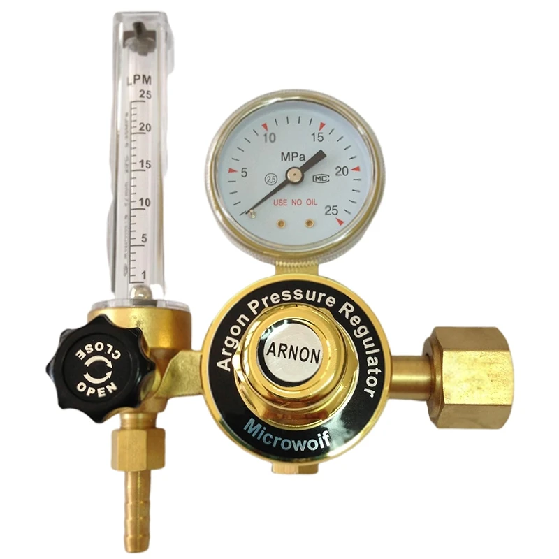 

Argon Regulator 0-25 Mpa Argon CO2 Helium Nitrogen G5/8 Inlet MIG/MAG TIG Welding Gas Flowmeter Pressure Flow Regulator