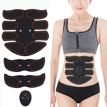 Electric Muscle Stimulator ems Wireless Buttocks Hip Trainer Abdominal ABS Stimulator Fitness Body Slimming Massager 23