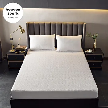 

Soild Color Bedspread on The Bed 120x200 150x200 180x200 Waterproof Cotton Filling 150 Bed Sheet Bed CoverHot Sale