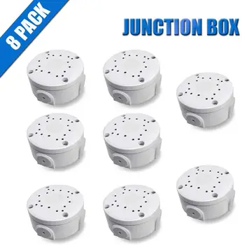 

Aluminum Bracket Junction Back Box Onduit Base for OHWOAI Bullet Cameras, WaterProof Junction Box for IP 8 Pack Electric Enclosu