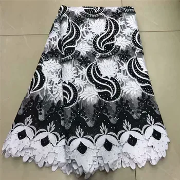

2019 Tulle Laces Fabrics With Stones Embroidery Laces African French Laces High Quality With Stones For Wedding Dresses df82-205