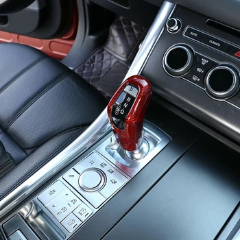 

Red Carbon Fiber Gear Shift Knob Cover Trim Decor For Land Range Rover Sport Part 2014-2017，Made Of High Quality Material