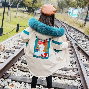 

Children brand down coat thicker warm duck down oversize outerwear for girls modis kids Winter down jackets for girls Y2532