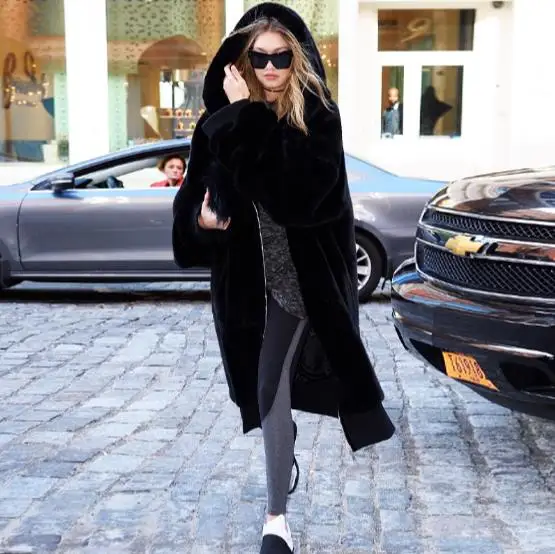 Vetement/ зимнее женское пальто из искусственного меха, меховая куртка, женская верхняя одежда с искусственным мехом, большие размеры, Z284