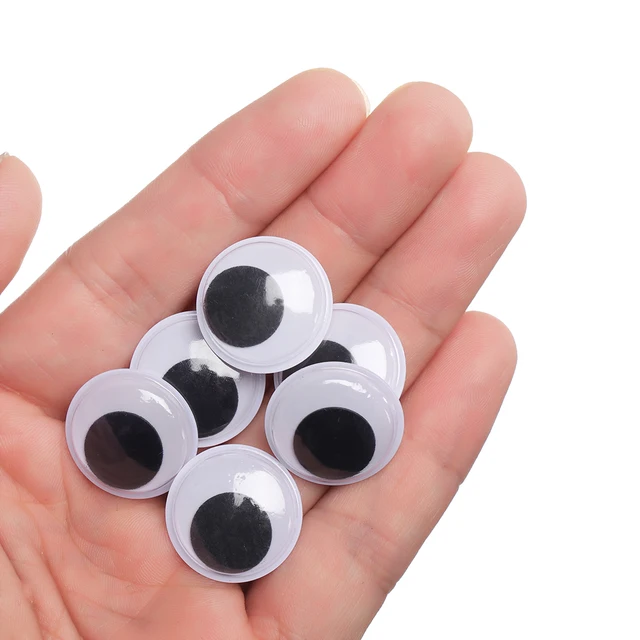 100Pcs/Set DIY Craft Not Self-adhesive Doll Eyes Creative Puppet Making Dinosaur Eyes Stuffed Toys Dinosaur Doll Accessories 5