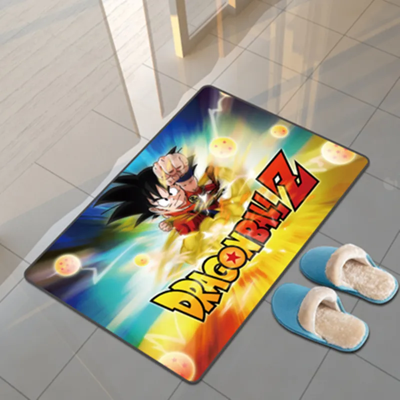 Аниме Драконий жемчуг Супер Саян Shenron прямоугольный ковер сын Goku vegeta хорошо впитывают воду, нескользящий ковер для сбора современные игрушки M2119