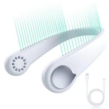 

2020 Mini USB Portable Fan Neck With Rechargeable Battery Ultra quiet wind Wearable Fan handheld Air Cooler Conditioner for Room
