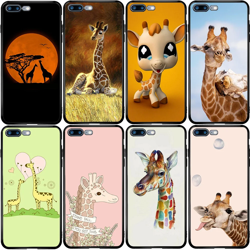 Phone Case for Samsung A5 A6 A7 A8 A10 A20 A30 A40 A50 A60 A70 A80 A90 J3 J4 J5 J6 J8 Plus С капюшоном с рисунком Жираф из