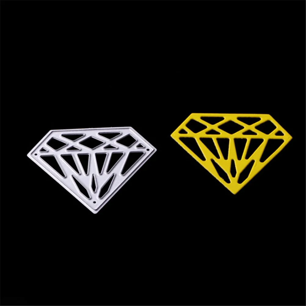 DIY Album Embossing Stencils Drafting Supplies Template Paper Cards  The diamond cake Scrapbooking Metal stencils 5.2*4.7cm