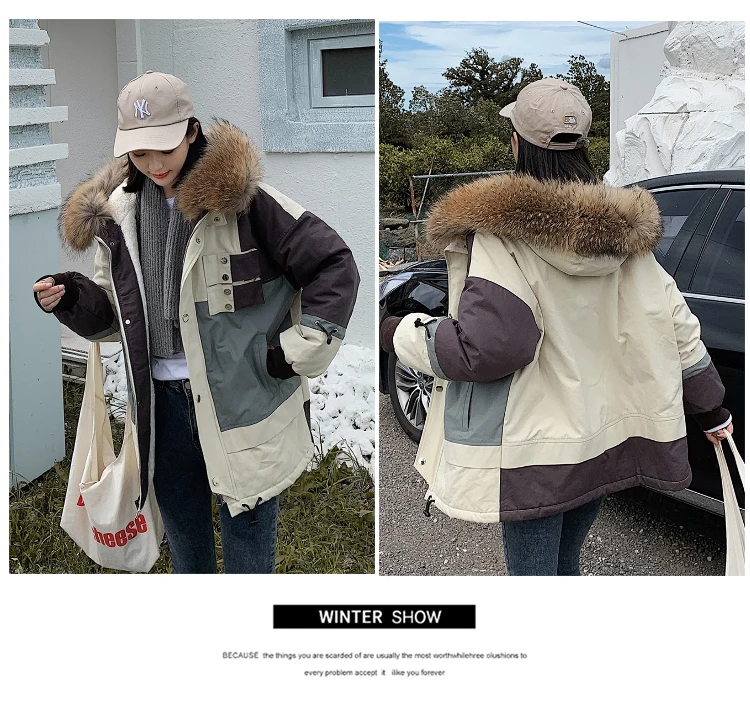 Одежда для фотосессии пар стиль пуховик женский корейский стиль Повседневная рабочая одежда утолщенная верхняя одежда для холодной защиты