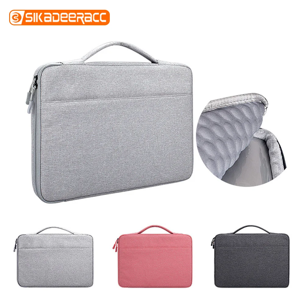 Портативная сумка для ноутбука, сумка для ноутбука Apple, чехол для компьютера, защитный чехол для подушки безопасности, водостойкий барный ремень, телескопическая ручная сумка