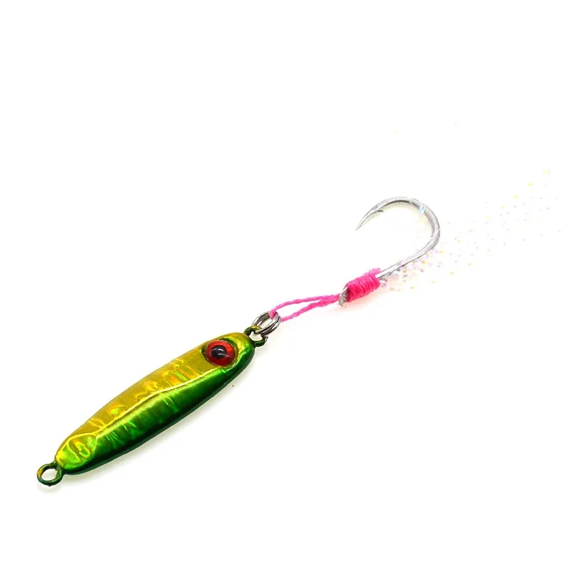 Small Jig Fishing Lure Shore Cast Mini Jigbait Mackerel Single Hook Artificial Lures Hard Bait 1 Piece Sale – Detail 8