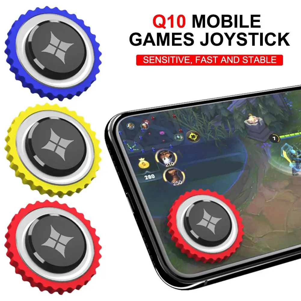 

Q10 Mini Mobile Games Joystick For Android IOS Mobile Computer Round Universal Game Joystick Screen Sucker Controller