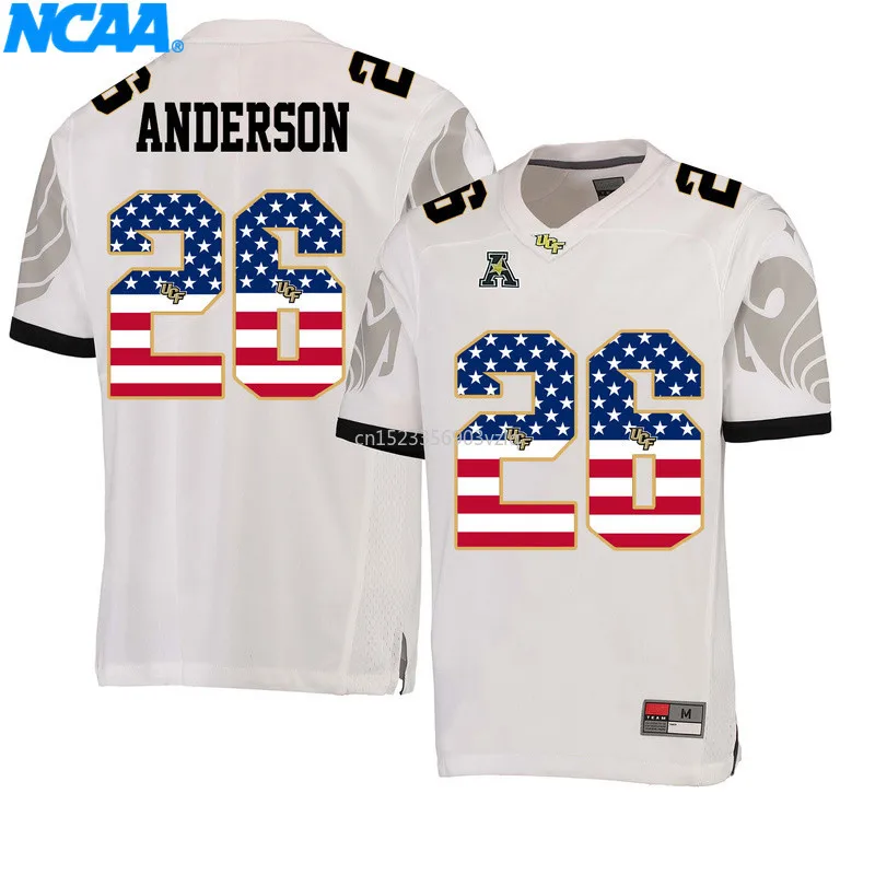 Новое поступление высокое качество UCF Anderson#26 SM. GRIFFIN#18 футболка колледжа Ограниченная серия спортивный Джерси S-XXXL