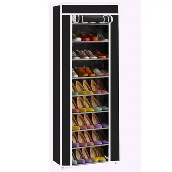 

Non-woven Fabric Storage Shoe Rack Hallway Cabinet Organizer Holder 10-Layers Home Dormitory Assemble Shoes Shelf Furniture