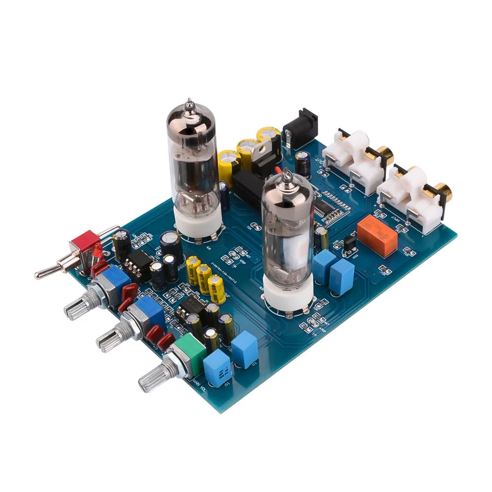 

AIYIMA 6j5 Vacuum Tube Preamp Amplifier Bluetooth 4.2 Tone Board Stereo Preamplifier Board With JRC5532 For DIY Home Theater