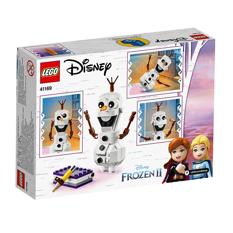 

October New Products Lego LEGO Disney Princess Series 41169 Olaf Small Particles GIRL'S Building Blocks