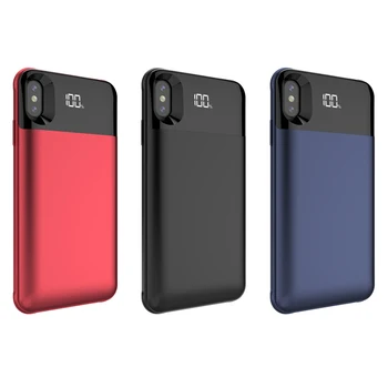 

Magnetic Battery Case batterie externe 5500mAh Wireless Charging Powerbank For iphone xr xs max xs X External Battery power case