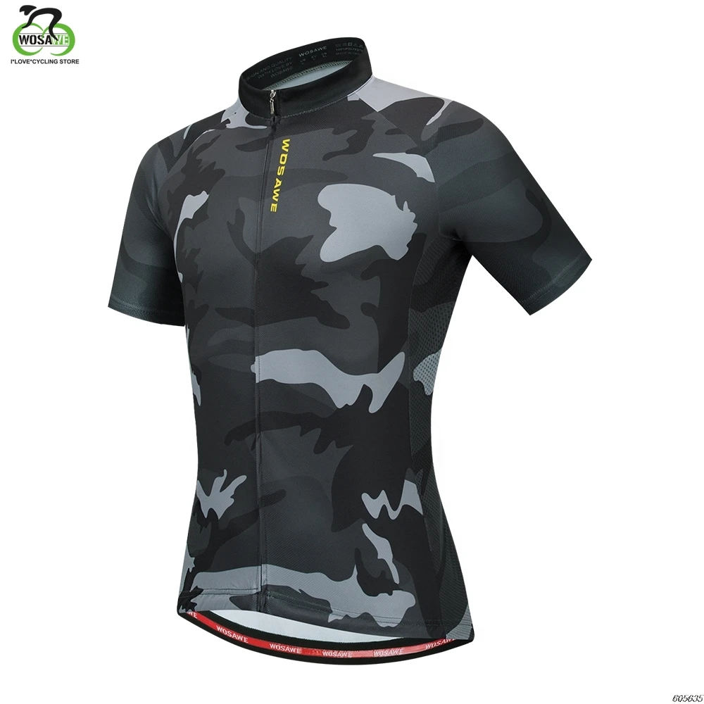

WOSAWE Cycling Jersey Man Mountain Bike Clothing Quick-Dry Racing MTB Bicycle Clothes Uniform Breathale Cycling Clothing Wear