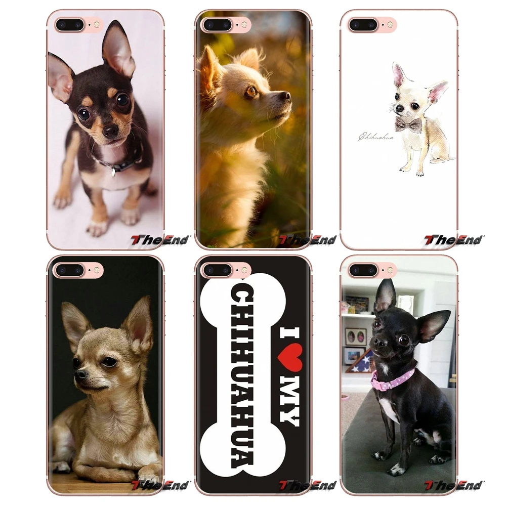 Chihuahua dog Bulldog Schnauzer Cell Phone Case For Sony Xperia Z Z1 Z2 Z3 Z5 compact M2 M4 M5 E3 T3 XA Aqua LG G4 G5 G3 G2 Mini |