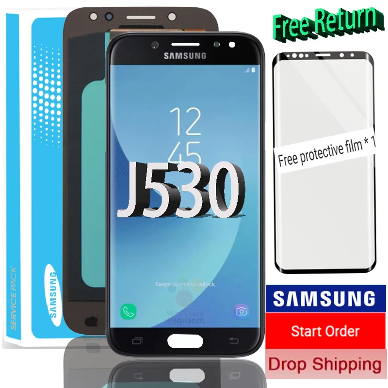 В наличии OLED дисплей Замена для SAMSUNG Galaxy j5 2017 J530 J5 Pro J530F ЖК-дисплей сенсорный экран