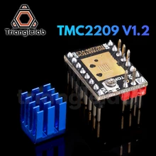 Trianglelab tmc2209 v1.2 motor deslizante driver uart vs tmc2208 tmc2130 a4988 peças de impressora 3d para ender 3 skr v1.3 v1.4 mini e3