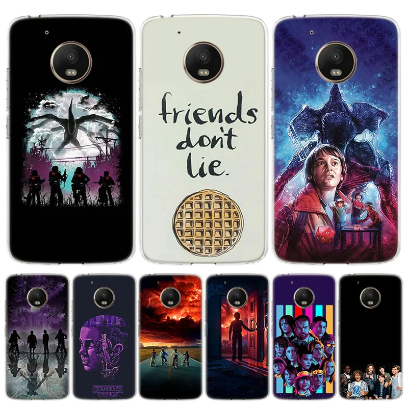 

Stranger Things Poster Cover Phone Case For Motorola Moto G7 G6 G5S G5 E4 Plus G4 E5 Play Power EU Gift Fit Patterned Coque