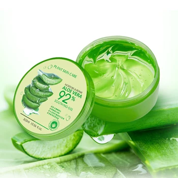 

300g 92% Aloe Soothing Face/Hand/Body Gel Aloe Vera Gel Skin Care Remove Acne Moisturizing Day Cream After Sun Lotions Aloe Gel