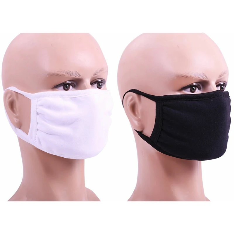 

Cotton Masks Dust-proof 2 Layer Mouth Mask Activated Carbon Filter Mouth-muffle Mask Anti PM2.5 Fabric Face Mask Outdoor