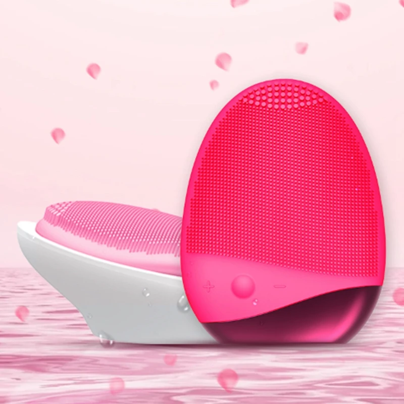 Wireless Charging Facial Cleansing Brush Wash Face Cleaning Machine Pore Cleaner Acne Remover Face Massage Skin Care